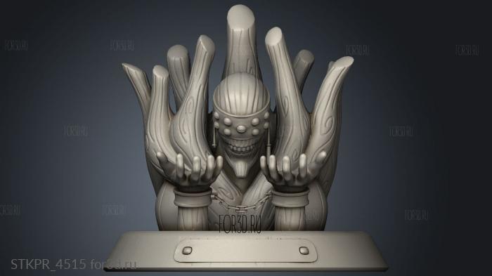 Gedo Statue 3d stl for CNC