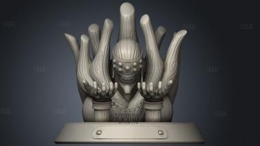 Gedo Statue stl model for CNC