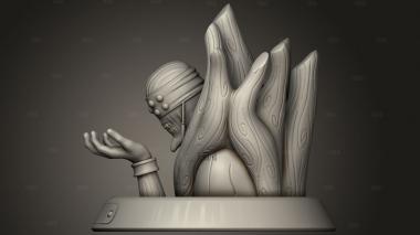 Статуя Гедо 3d stl модель для ЧПУ