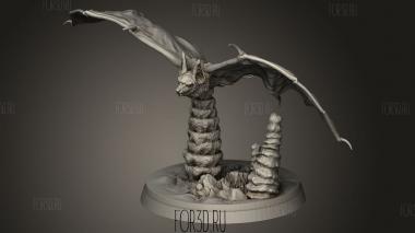 Гигантская Летучая Мышь 3d stl модель для ЧПУ