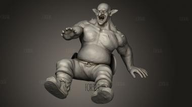 Фигурки гоблина и Неко Разделены по размеруГибкие животные 3d stl модель для ЧПУ