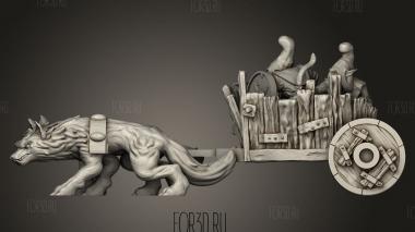 Гоблины Наездники на Волках Раздеваются 3d stl модель для ЧПУ