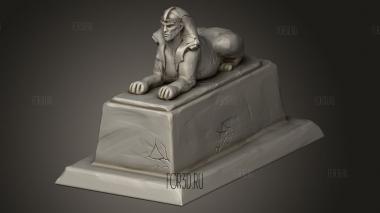 Модульный сфинкс 3d stl модель для ЧПУ