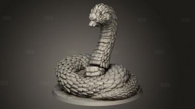 Змея Гризли 3d stl модель для ЧПУ
