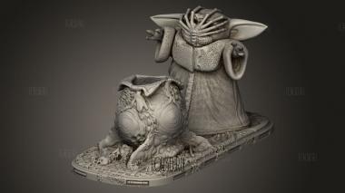 Пришельцы Гроги Инопланетная Фаза 3d stl модель для ЧПУ