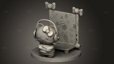 Ганнибал Китти, 3d stl модель для ЧПУ