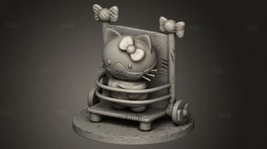 Ганнибал,Котенок 3d stl модель для ЧПУ
