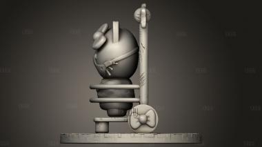 Ганнибал,Котенок 3d stl модель для ЧПУ