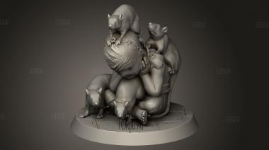 Герои И Звери пытают ребенка 3d stl модель для ЧПУ