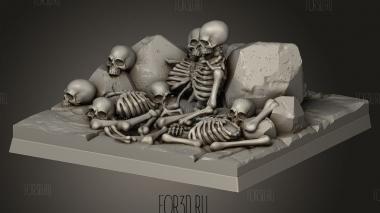 Скелеты местности 3d stl модель для ЧПУ