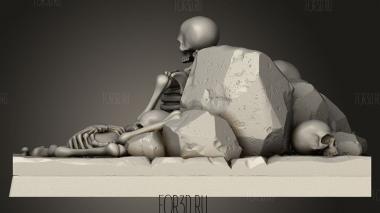 Скелеты местности 3d stl модель для ЧПУ