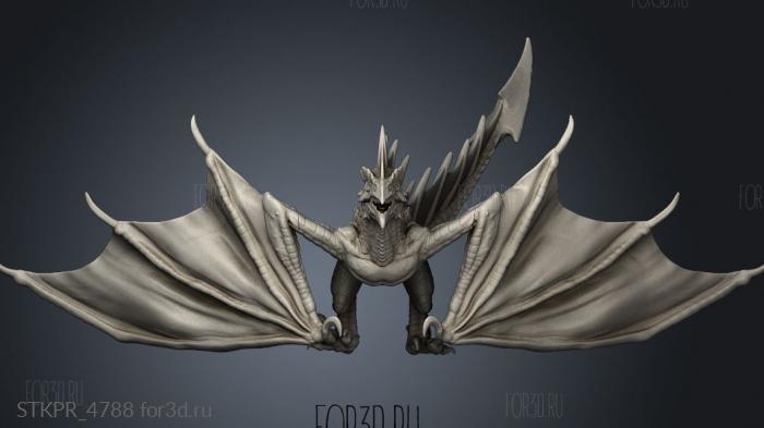 angry wyvern Angry wyvern 3d stl for CNC