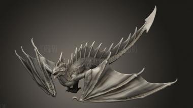 Сердитая виверна 3d stl модель для ЧПУ