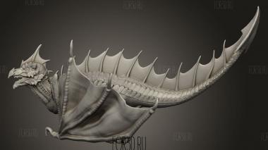 Сердитая виверна 3d stl модель для ЧПУ