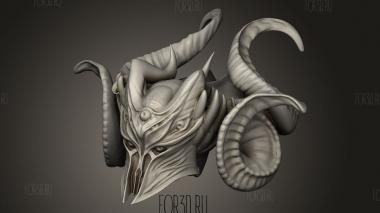 Демон хаоса,Демон хаоса 3d stl модель для ЧПУ