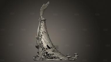 Дефис Леди под Вуалью 3d stl модель для ЧПУ