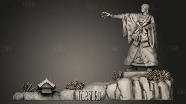 Идзанами 3d stl модель для ЧПУ