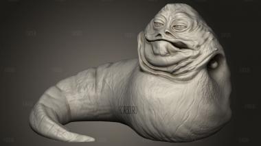 Главная Диорама Джаббы 3d stl модель для ЧПУ