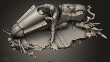 Канеда из Акиры 3d stl модель для ЧПУ