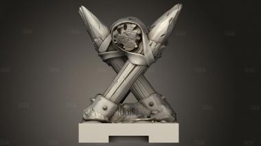 КАМЕННОЕ ПОЛЕ Шипастая Плитка 3d stl модель для ЧПУ