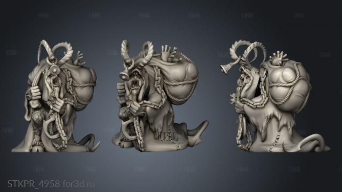 krampus 3d stl for CNC