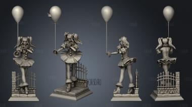 Lady Pennywise Vcom Balloon stl model for CNC