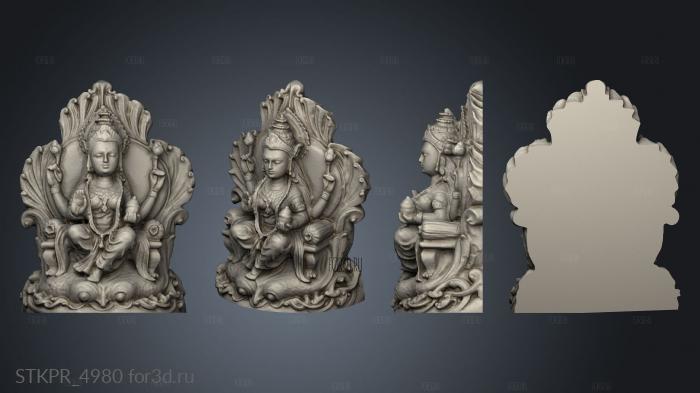 Lakshmi 3d stl for CNC