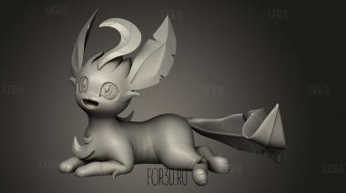 Листовой гребень,лежащий 3d stl модель для ЧПУ