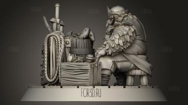 Легенда Гильдии Торговцев Деймура 3d stl модель для ЧПУ