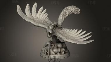 Линк верхом на птице 3d stl модель для ЧПУ