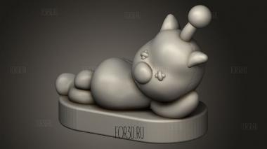 Лулу Мугл лежит 3d stl модель для ЧПУ