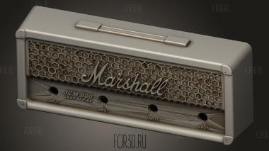 Усилитель marshall в стиле сабах-да-Го-Коке 3d stl модель для ЧПУ