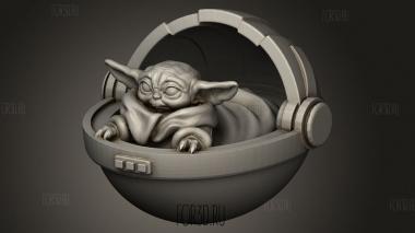 Мастер-колыбель для ребенка 3d stl модель для ЧПУ