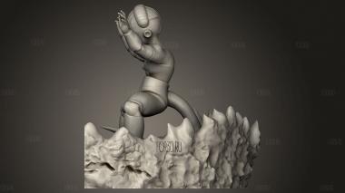Меха Фриза против будущих Сундуков из Dragon Ball z droit bas 3d stl модель для ЧПУ