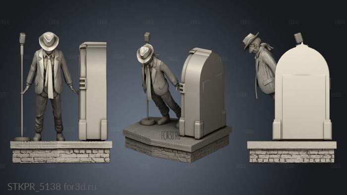 Michael Jackson jambox 3d stl for CNC