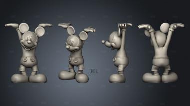 mickey stl model for CNC