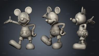 mickey stl model for CNC