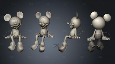 mickey mouse aro women stl model for CNC