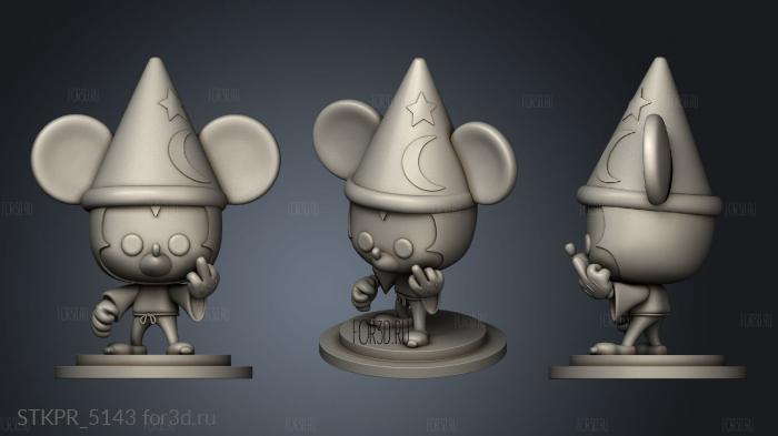 MICKEY Mouse Badass 3d stl for CNC