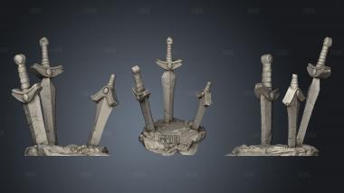 Middle Earth Axe stl model for CNC