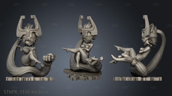 Midna POLYBITSART 3d stl for CNC