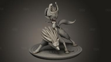 Мидна-Легенда о Зельде Ун 3d stl модель для ЧПУ