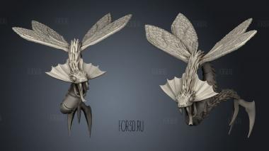 Might Magic Dragon Fly stl model for CNC