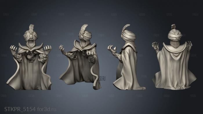 Might Magic Psychic Elemental 3d stl for CNC