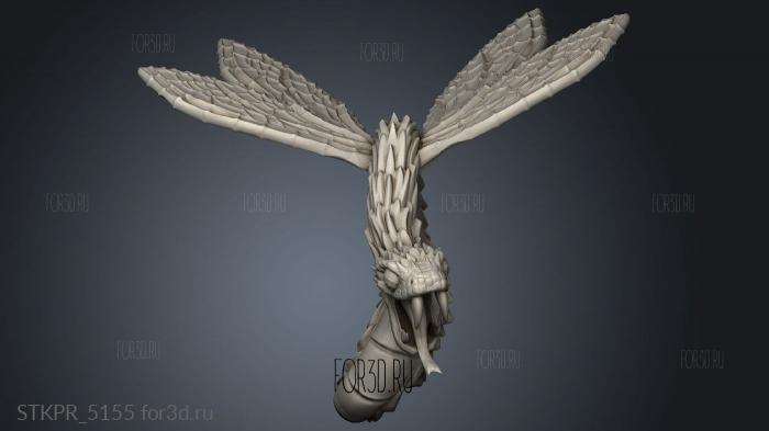 Might Magic Serpent Fly 3d stl for CNC