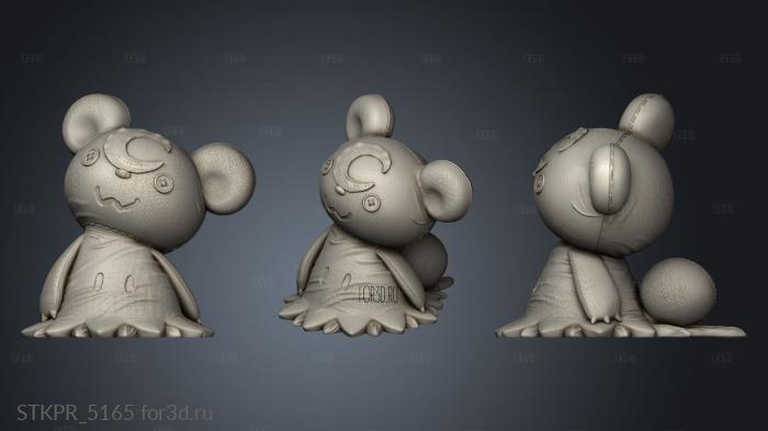 Mimiki Gengar 3d stl for CNC