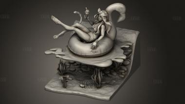 Кэтти Аксолотль 3d stl модель для ЧПУ