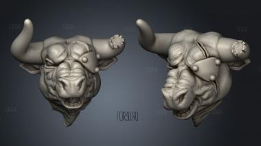 Minotaurs Bullgors Standard Head stl model for CNC