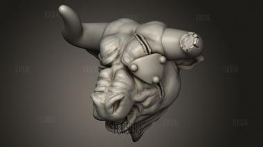 Минотавры Буллгорс ная Голова 3d stl модель для ЧПУ