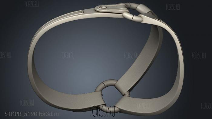 Miranda Common belt 3d stl for CNC